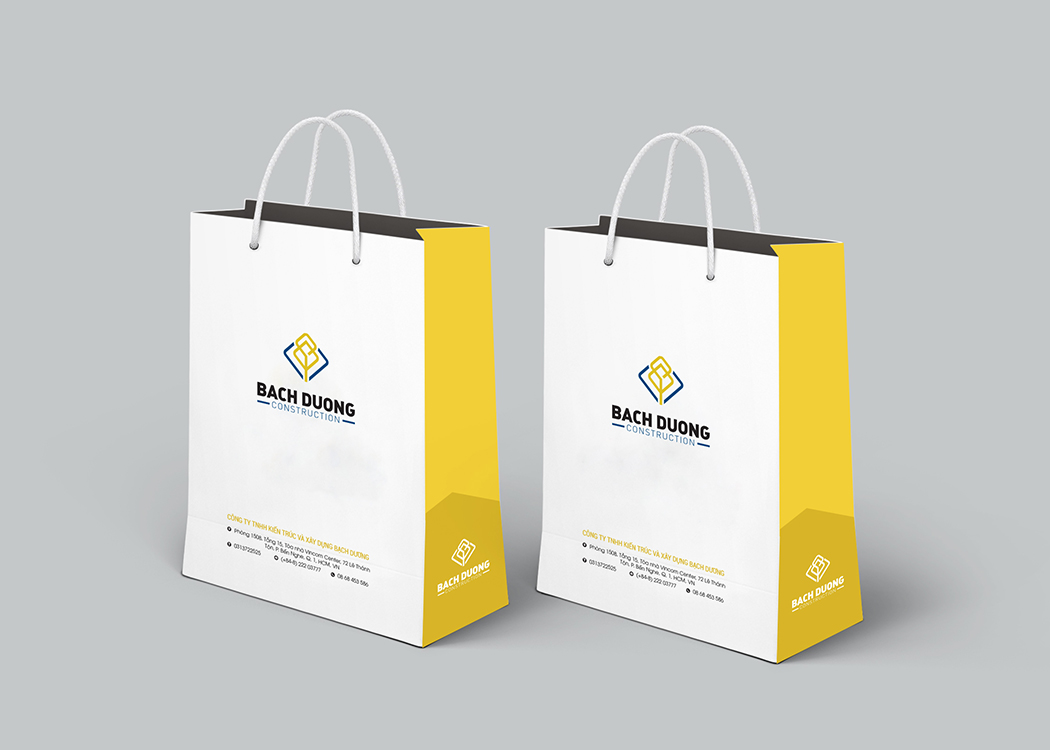 BẠCH DƯƠNG CONSTRUCTION - Thiết kế logo và nhận diện thương hiệu công ty xây dựng Bạch Dương